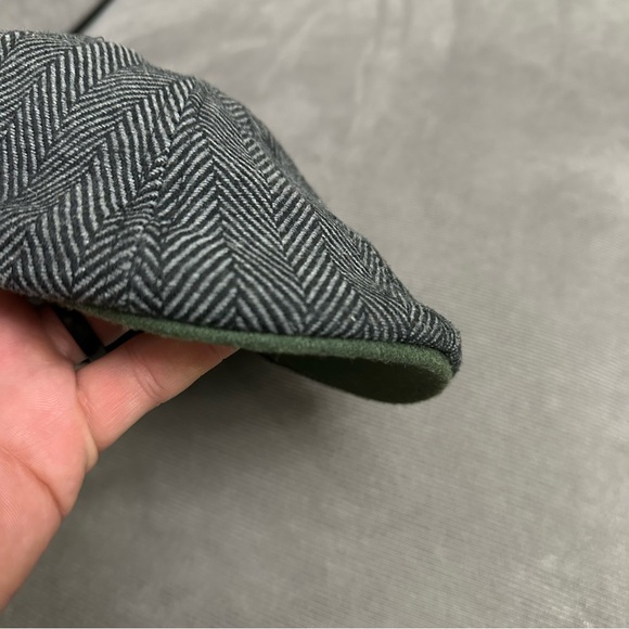 Boston Scally Co The Shamrock Peaky XL Cap Gray Herringbone St Paddy’s Day Irish - Picture 4 of 7